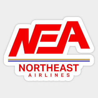 Northeast Airlines Sticker